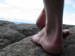 Feet at the Grampion National Park