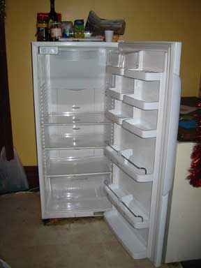 The Fridge, neat and tidy and clean