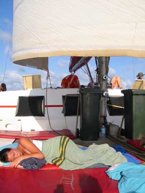 The Whitsunday Islands: Morning on Deck