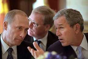 Bush and Putin