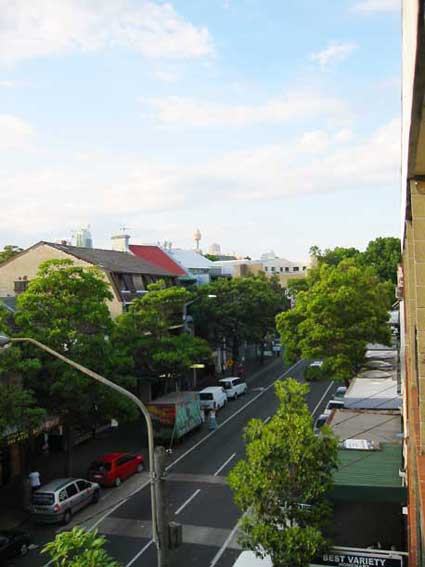 Studio Apartment: View from the Balcony